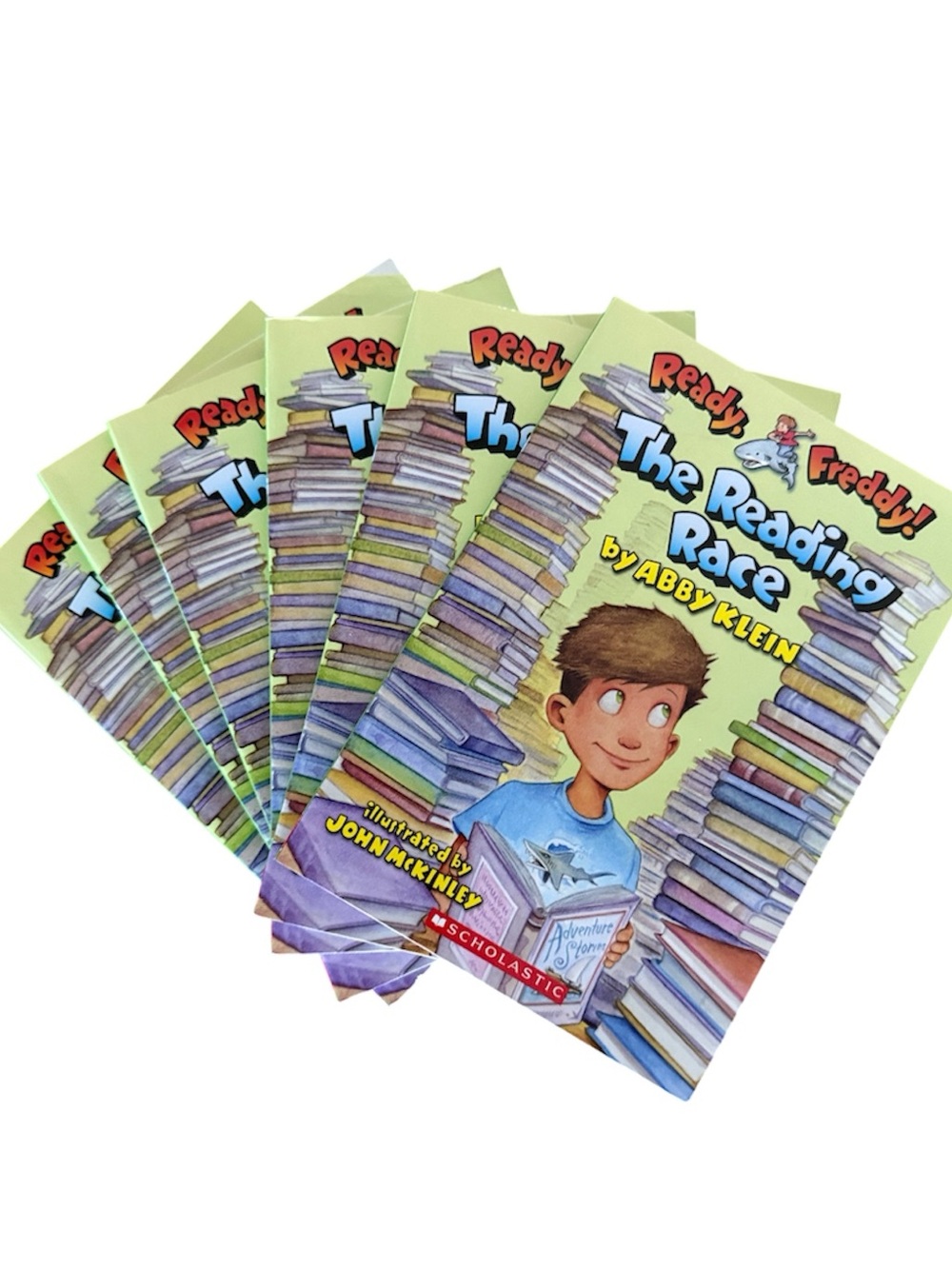 READY FREDDY: THE READING RACE CHILDRENS STORYBOOKS BUNDLE OF 6 AGE 6-10 FICTION